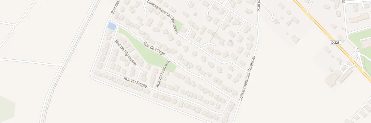 Plan du 227 Rue de l’Orge à Vic-le-Comte