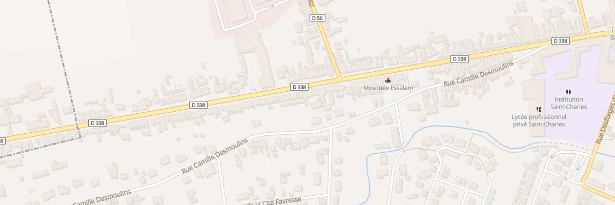 Plan du 9B Rue Mal de Lattre de Tassigny à Chauny