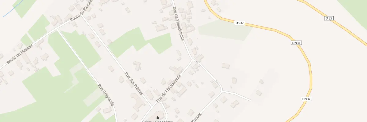 Plan du 16 Rue de Philadelphie à Villequier-Aumont