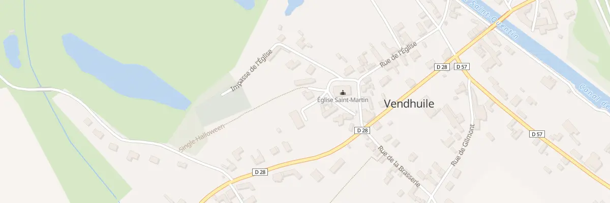 Plan du 4 Pl de l’Eglise à Vendhuile