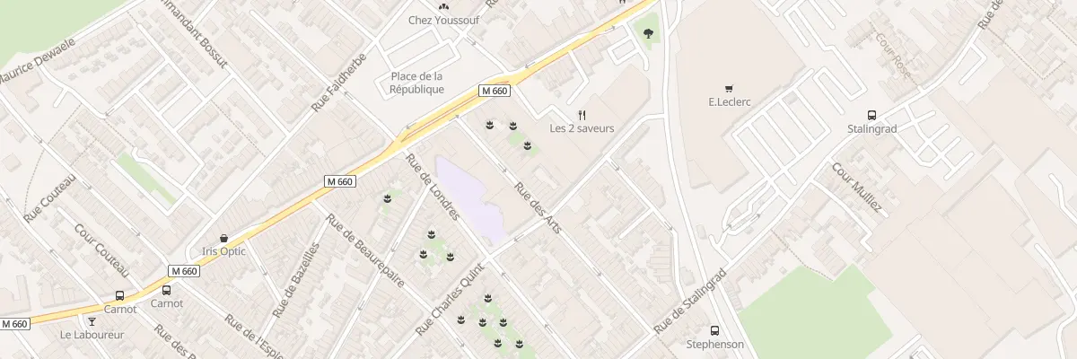 Plan du 54 Rue des Arts à Wattrelos