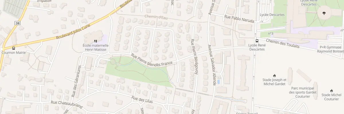 Plan du 40 Rue Nelson Mandela à Cournon-d’Auvergne