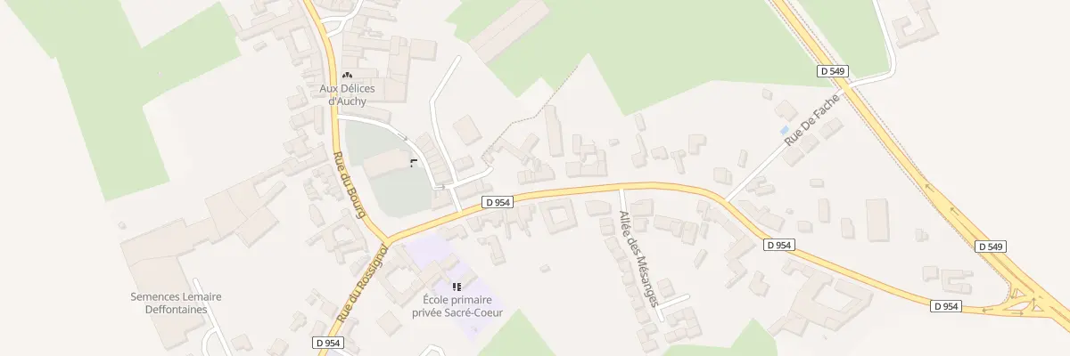 Plan du 217 Rue du Noir Debout à Auchy-lez-Orchies