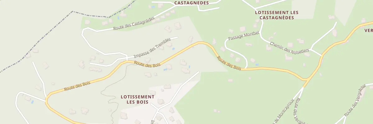 Plan du 16 Imp des Chênes à La Canourgue
