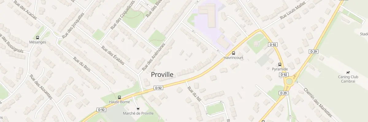 Plan du 22 Rue d’Havrincourt à Proville