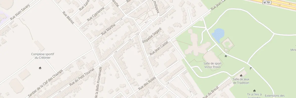Plan du 192 Rue Georges Philippot à Wattrelos
