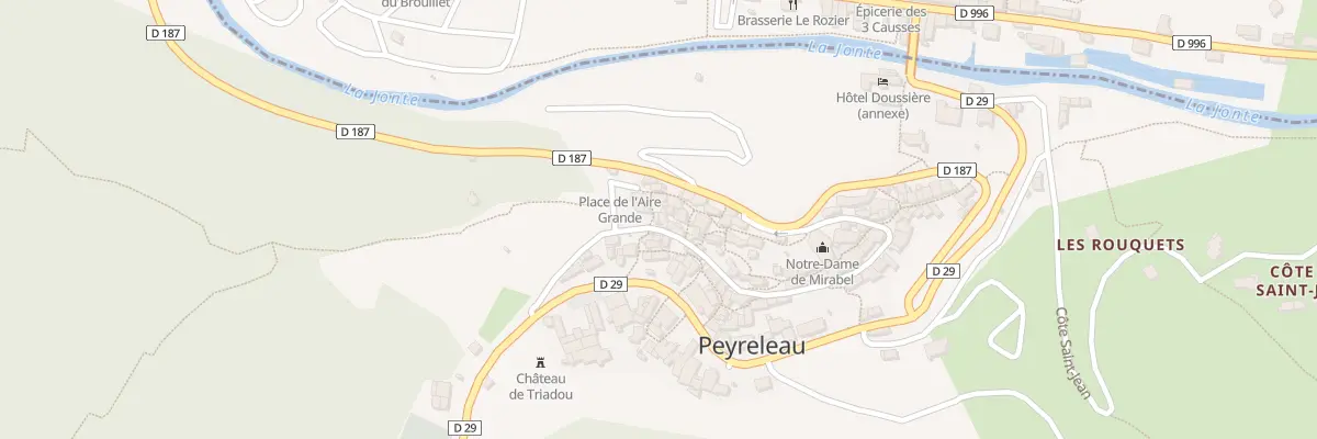 Plan du 5152 Peyreleau à Peyreleau