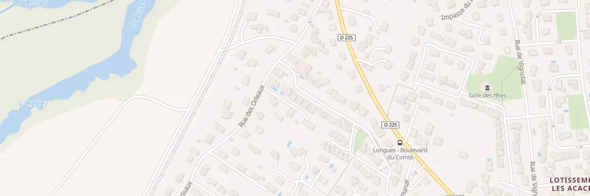 Plan du 279 Rue des Rives d’Allier à Vic-le-Comte