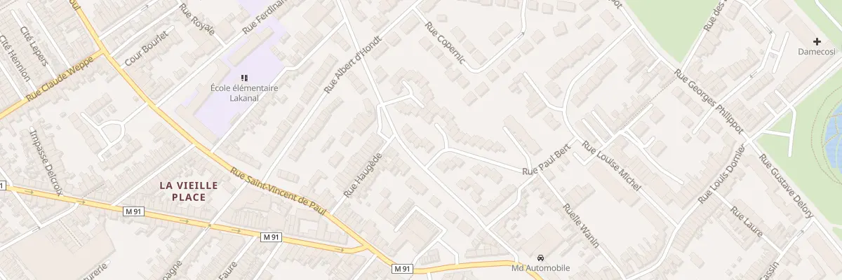 Plan du 14 Rue de la Belle Promenade à Wattrelos