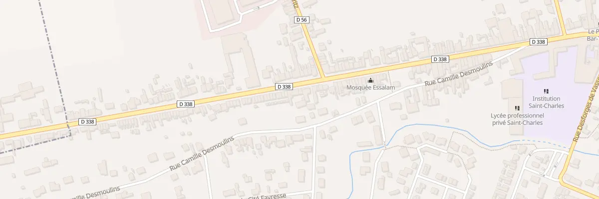 Plan du 9 Rue Mal de Lattre de Tassigny à Chauny
