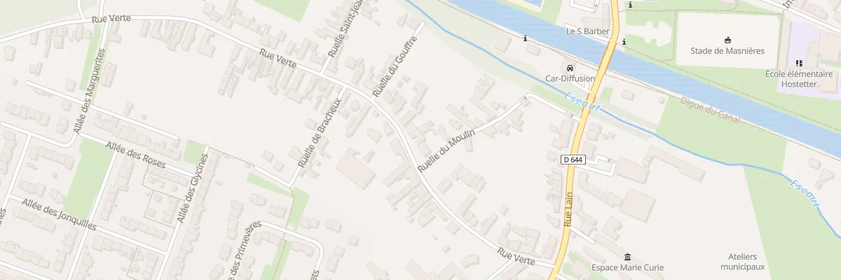 Plan du 20 Rue Verte à Masnières
