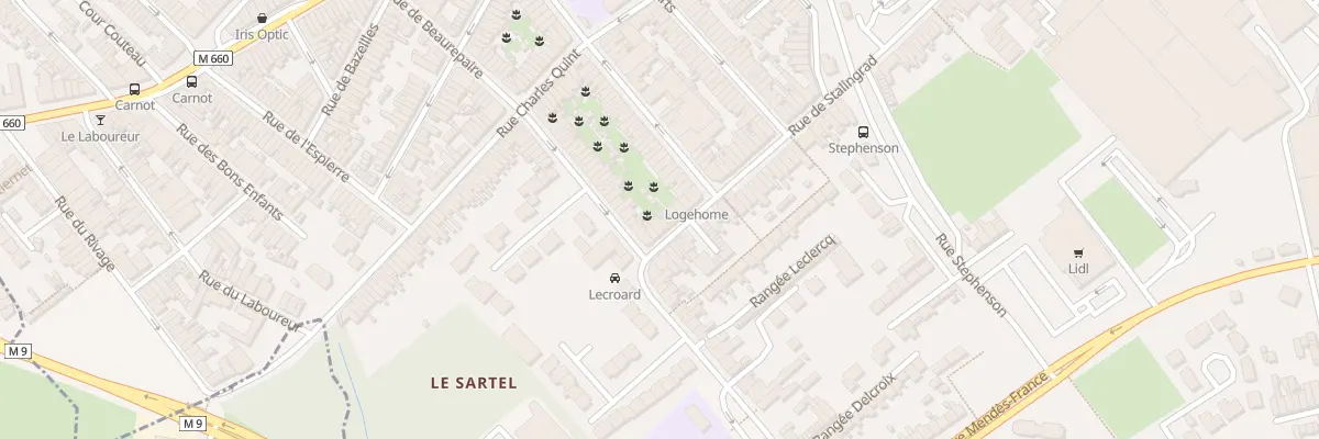 Plan du 118 Rue de Stalingrad à Wattrelos