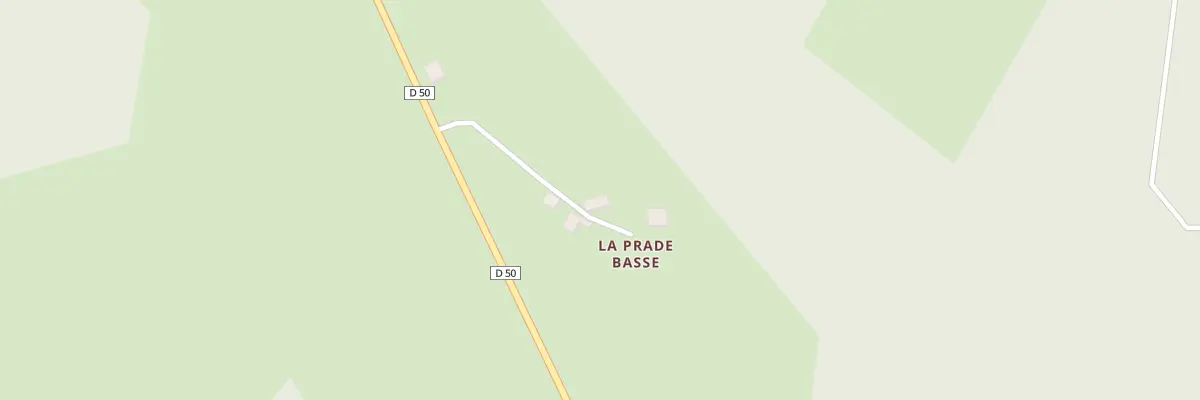 Plan du 6200 La Prade Basse à Ruynes-en-Margeride