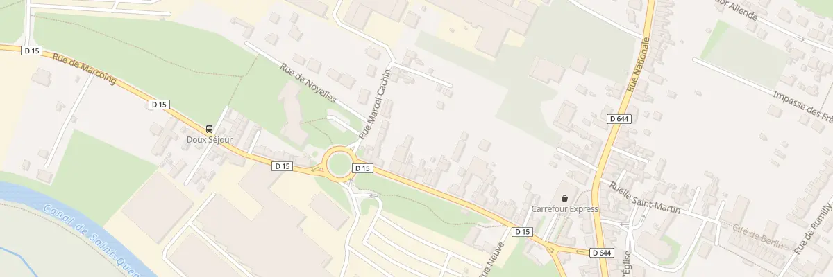 Plan du 42 Rue de Marcoing à Masnières