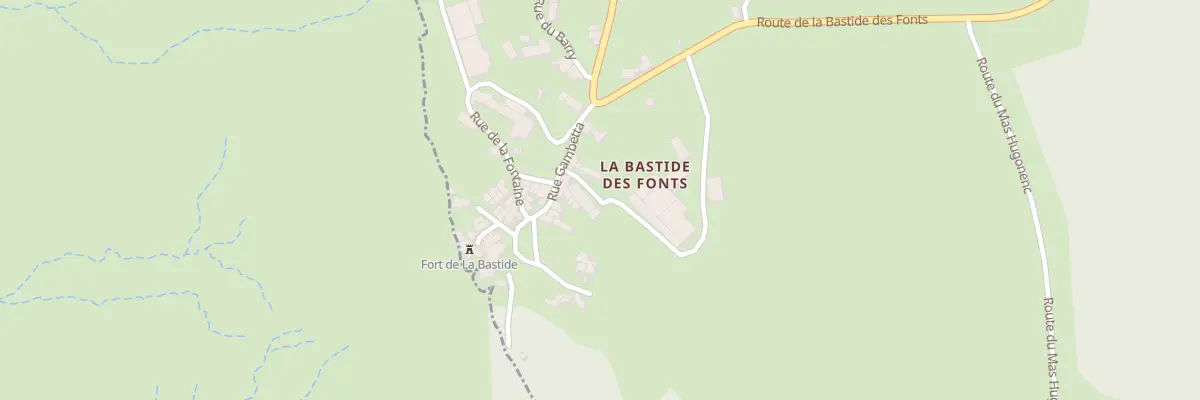 Plan du 5291A La Bastide des Fonts à Cornus