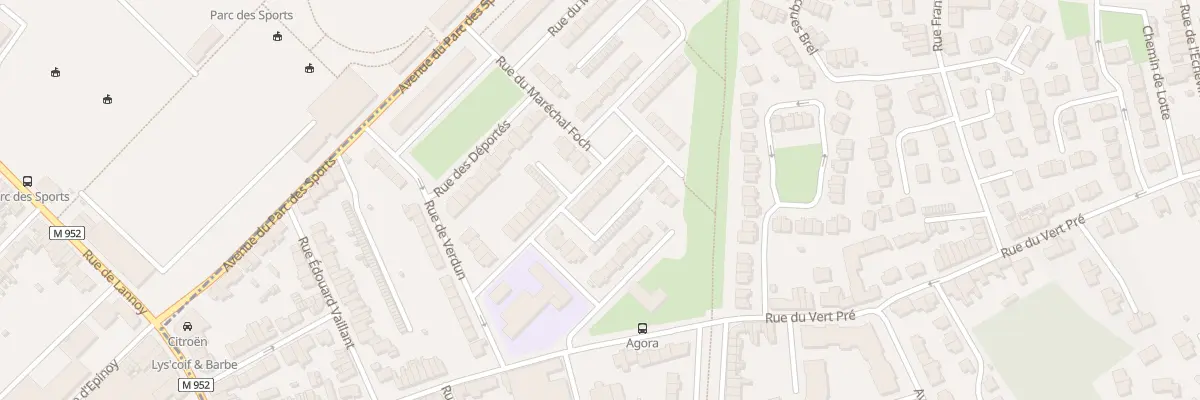 Plan du 8 Rue Pierre Brossolette à Lys-lez-Lannoy