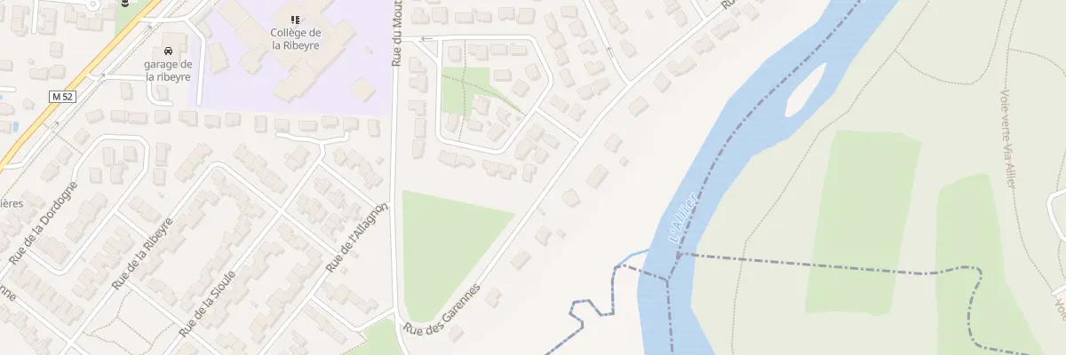 Plan du 38 Rue des Garennes à Cournon-d’Auvergne