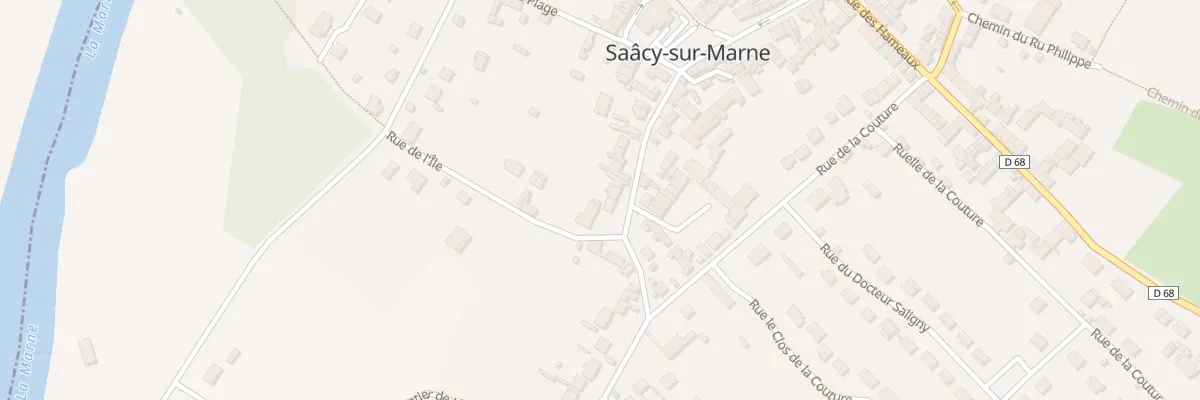 Plan du 64 Rue Chef de Ville à Saâcy-sur-Marne