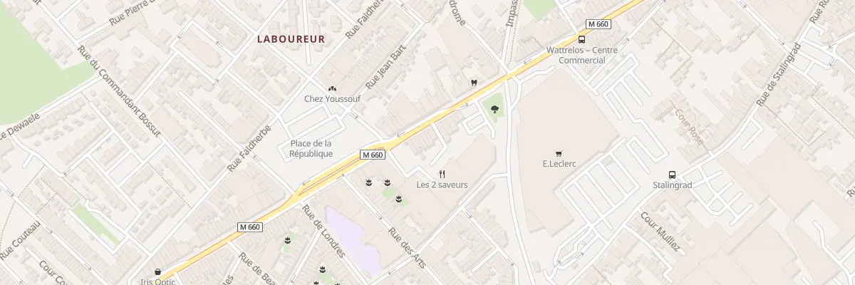 Plan du 143 Rue Carnot à Wattrelos