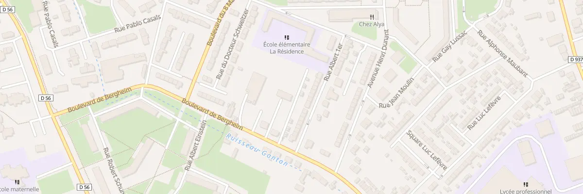 Plan du 68B Bd de Bergheim à Chauny