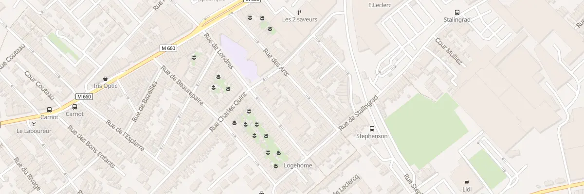 Plan du 23 Rue des Arts à Wattrelos