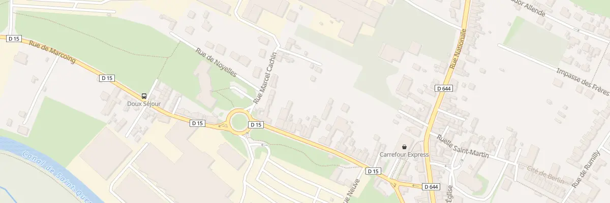 Plan du 38 Rue de Marcoing à Masnières