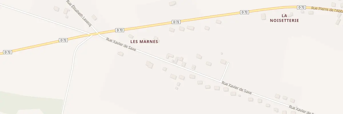 Plan du 55 Rue Xavier de Saxe à Chaumot
