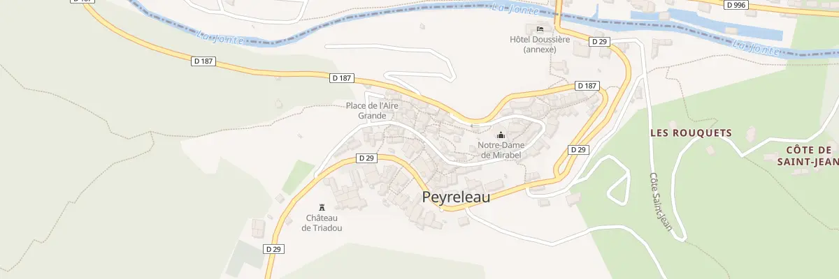 Plan du 5074 Peyreleau à Peyreleau