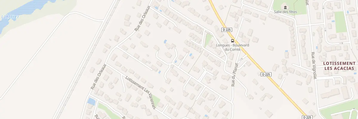 Plan du 308 Rue du Planat à Vic-le-Comte