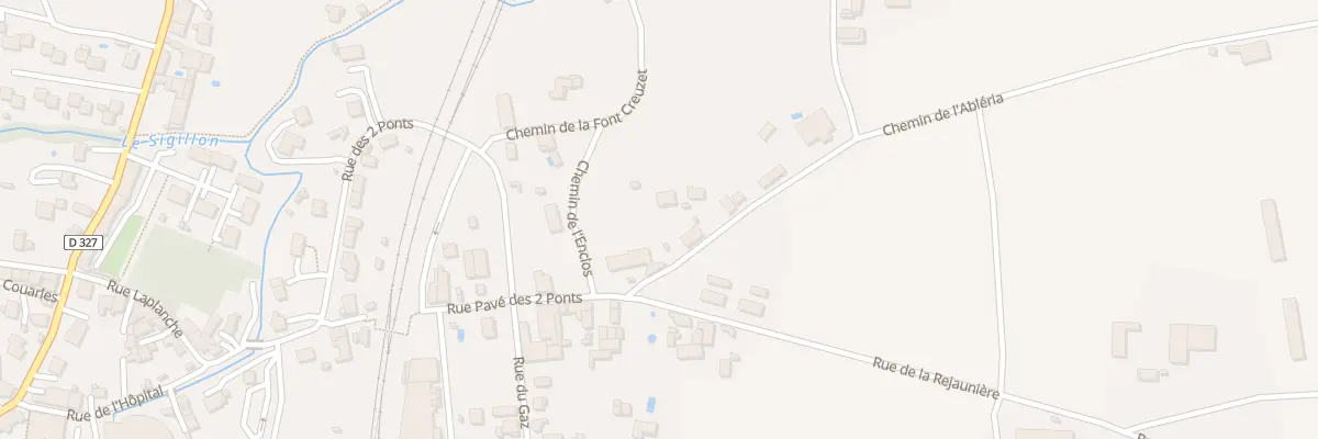 Plan du 1A Rue du Moulin Keria à Gannat