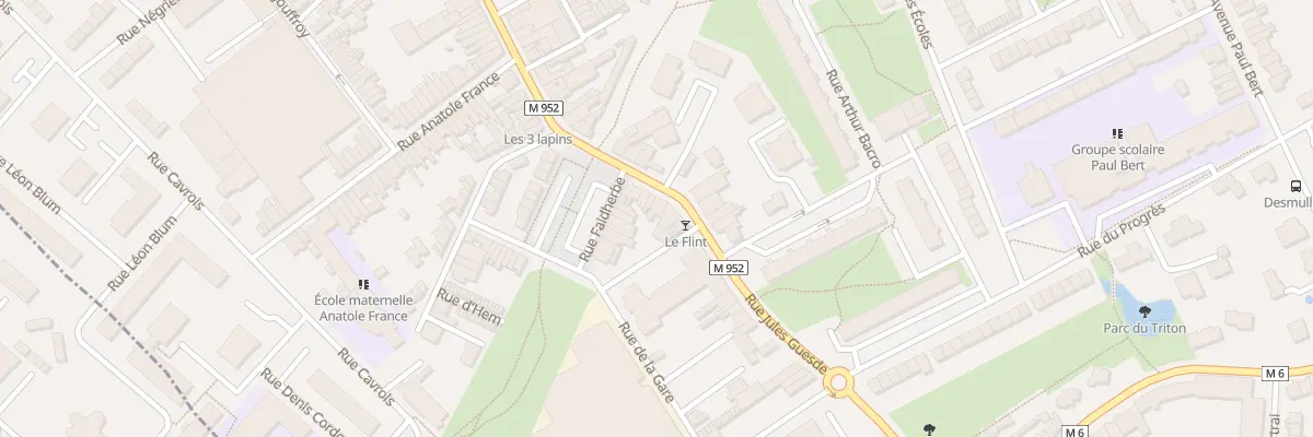 Plan du 29 Rue Jules Guesde à Lys-lez-Lannoy