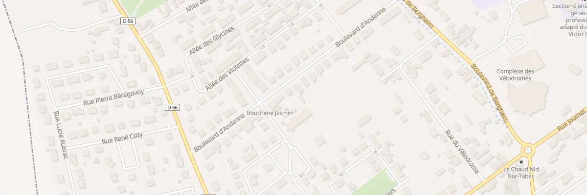 Plan du 33 Bd d’Andenne à Chauny