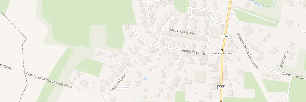 Plan du 193 Rte de Louvil à Cysoing
