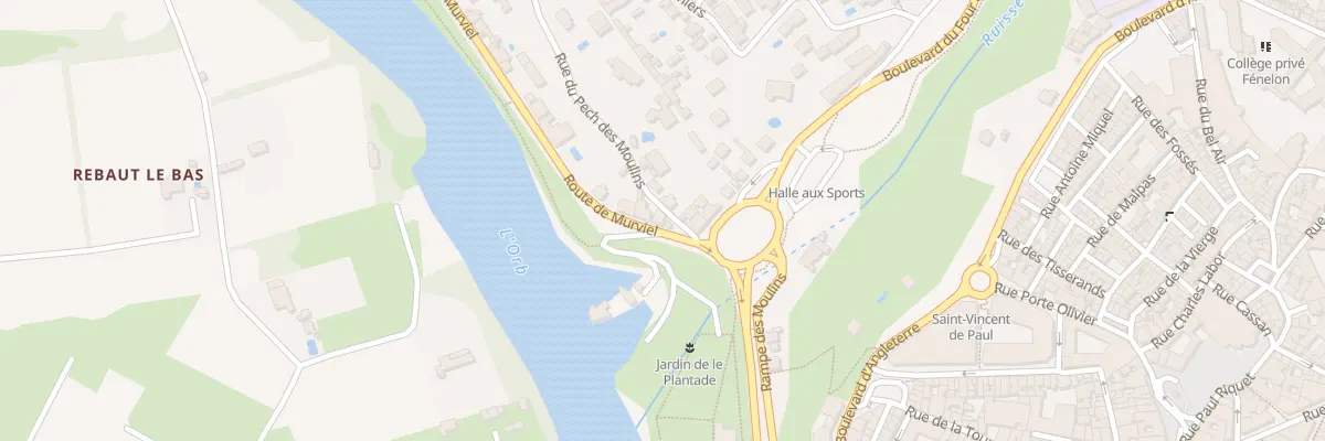 Plan du 42 Rte de Murviel à Béziers