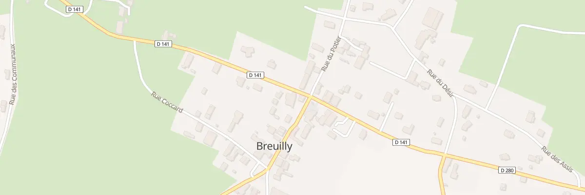 Plan du 23 Rue Valéry Larbaud à Cesset