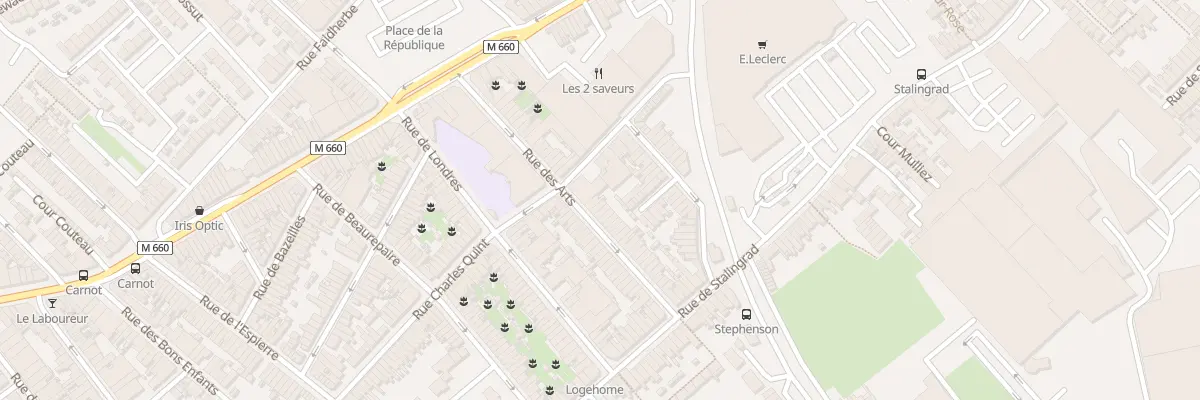 Plan du 38 Rue des Arts à Wattrelos