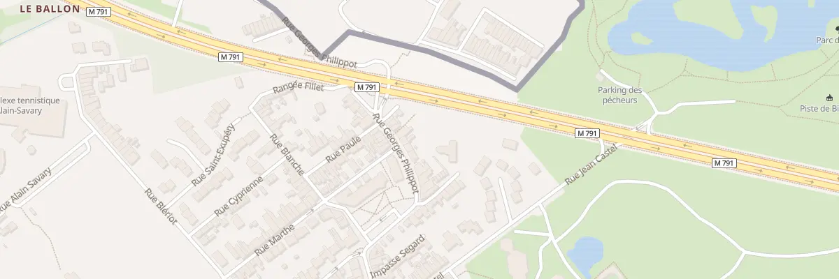 Plan du 246 Rue Georges Philippot à Wattrelos
