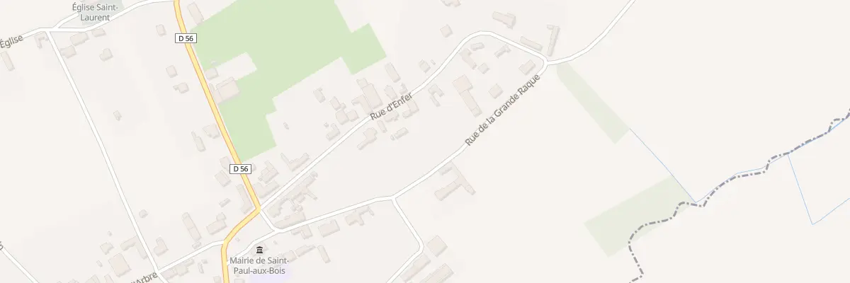 Plan du 8 Rue d’Enfer à Saint-Paul-aux-Bois
