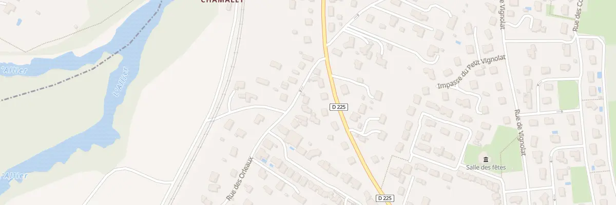 Plan du 77 Rue des Orleaux à Vic-le-Comte