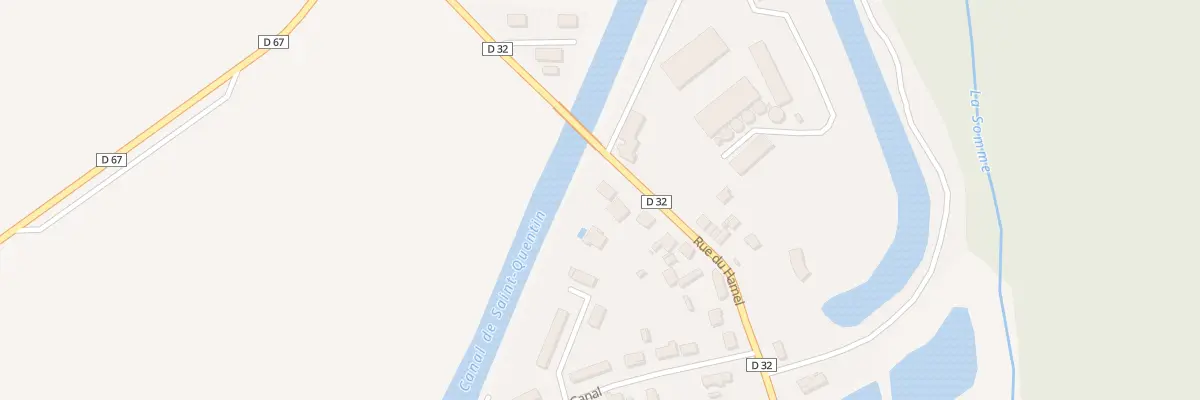 Plan du 20 Rue du Hamel à Seraucourt-le-Grand