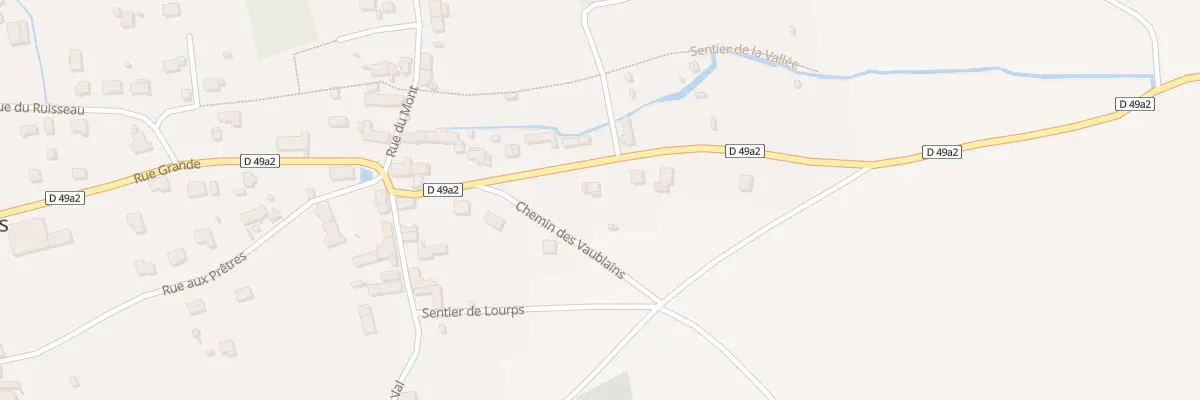 Plan du 45 Rte de Longueville à Savins