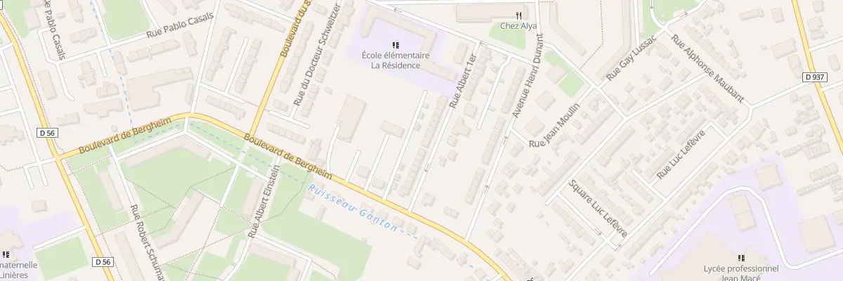Plan du 17 Rue Albert 1er à Chauny