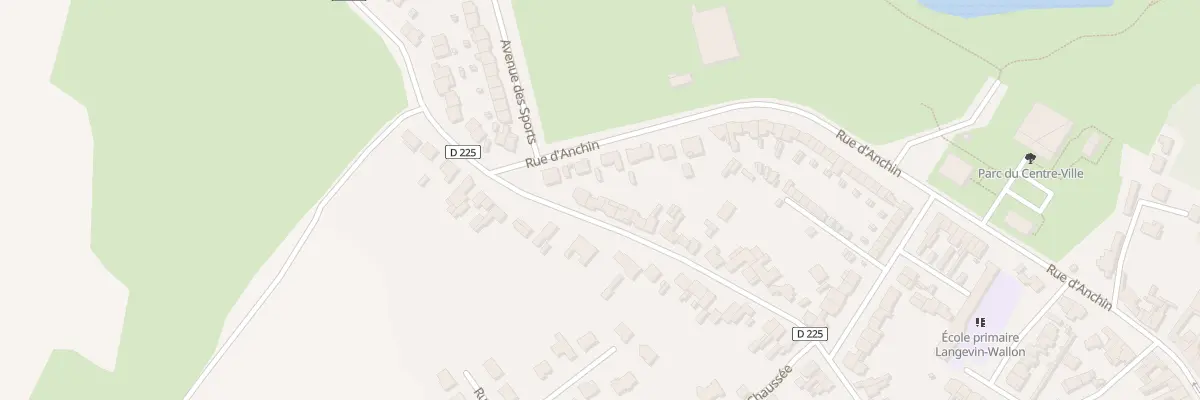 Plan du 44 Rue Jean Jaures à Pecquencourt