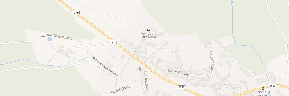 Plan du 36 Rue Serge Veau à Saint-Loup-de-Naud