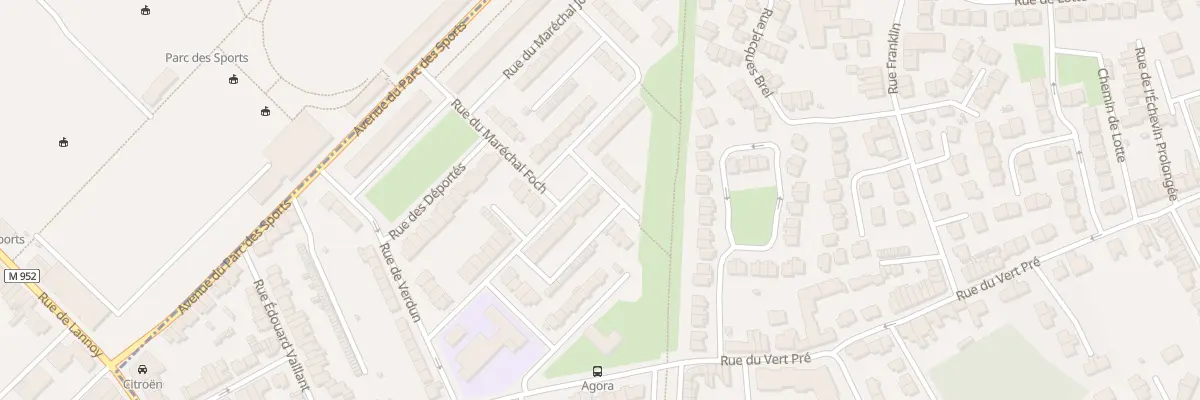 Plan du 22 Rue Pierre Brossolette à Lys-lez-Lannoy
