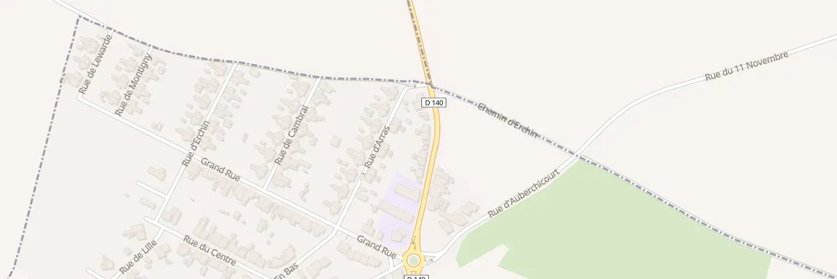 Plan du 87 Rue de Masny à Monchecourt