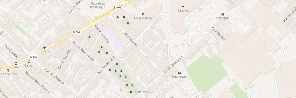 Plan du 30 Rue des Arts à Wattrelos