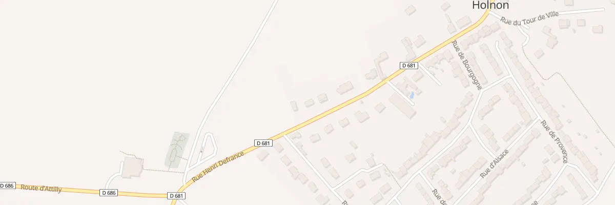 Plan du 31 Rue Henri Defrance à Holnon