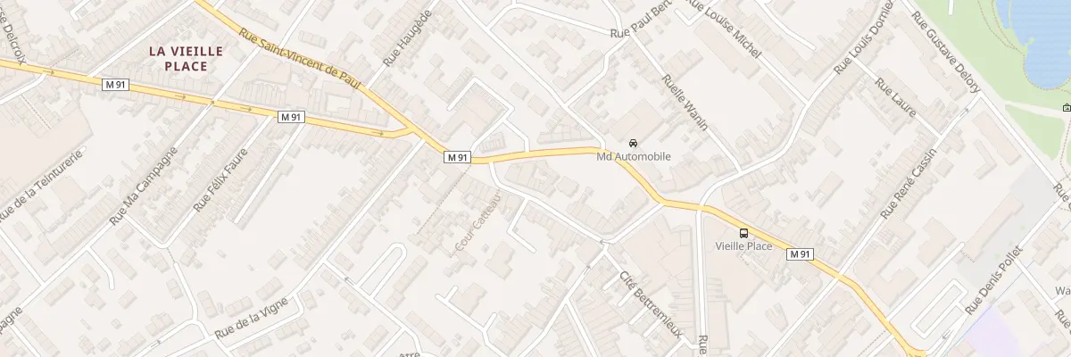 Plan du 40 Rue Henri Briffaut à Wattrelos