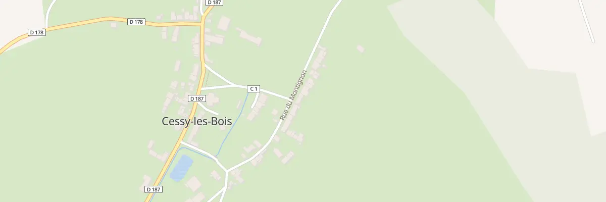 Plan du 26 Rue du Montignon à Cessy-les-Bois